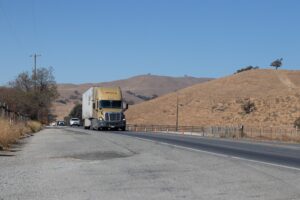 New London, CT - I-95 Site of Semi-Truck Collision at US 1